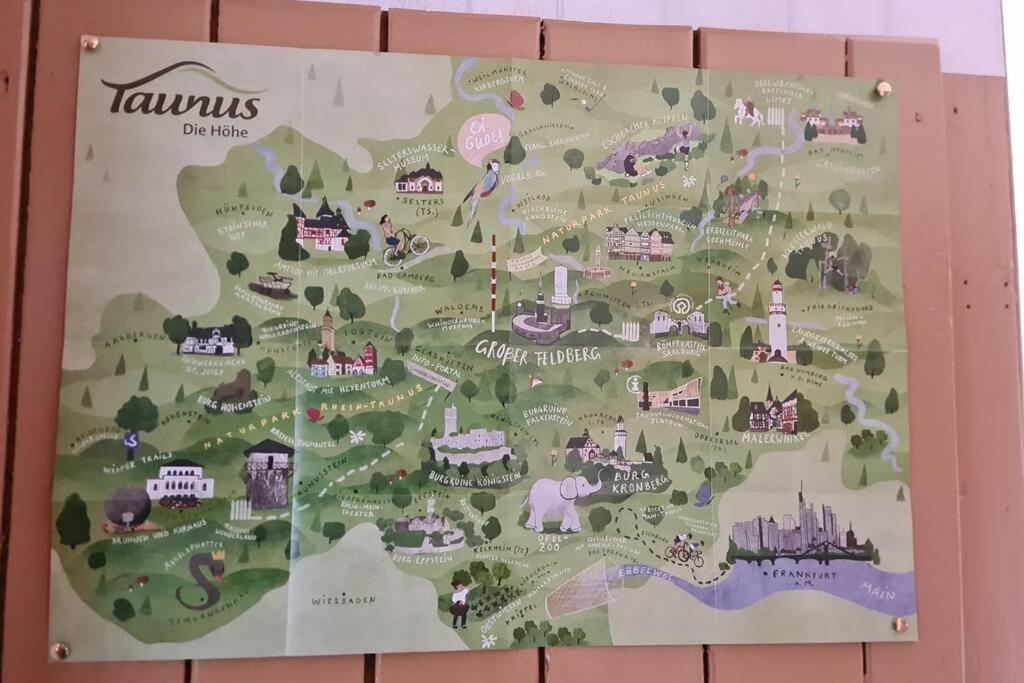 Ferienhaus Burbach - Wohnen auf dem Bauernhof Bad Camberg Exterior foto